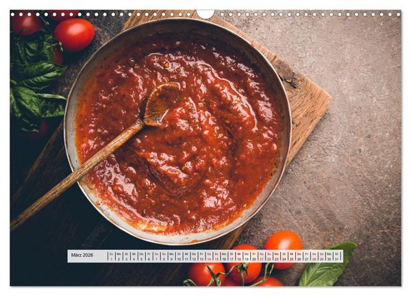 Produktbild: Mediterrane K&uuml;che - Gesund & Lecker (Wandkalender 2026 DIN A3 quer), CALVENDO Monatskalender