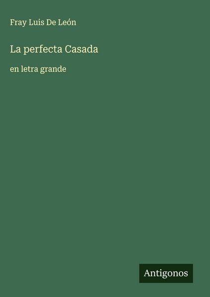 Produktbild: La perfecta Casada