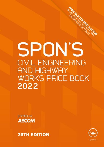 Produktbild: Spon's Civil Engineering and Highway Works Price Book 2022