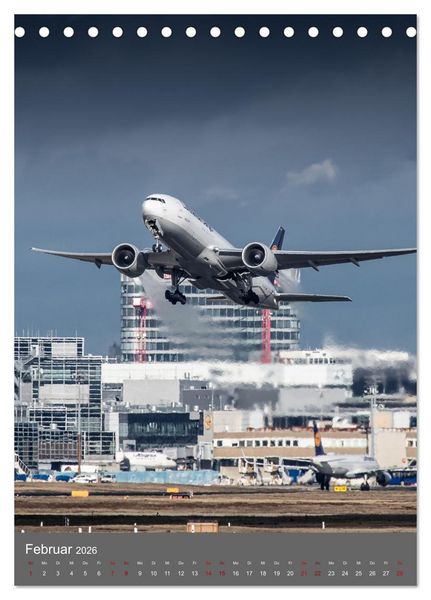Produktbild: Flugzeuge aus aller Welt (Tischkalender 2026 DIN A5 hoch), CALVENDO Monatskalender