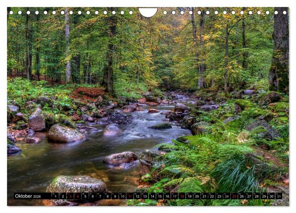 Produktbild: Harz Landschaften (Wandkalender 2026 DIN A4 quer), CALVENDO Monatskalender
