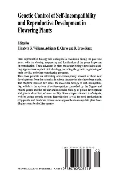 Produktbild: Genetic control of self-incompatibility and reproductive development in flowering plants