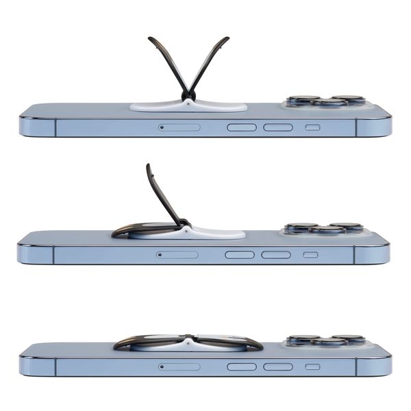 Produktbild: Zipgrips Pinguin - 2 in 1 Handy-Griff & Aufsteller - Sicherer Griff - Halter f&uuml;r Smartphones - Perfekte Selfies - Ideal f&uuml;r Videos