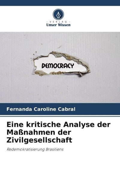 Produktbild: Eine kritische Analyse der Ma&szlig;nahmen der Zivilgesellschaft
