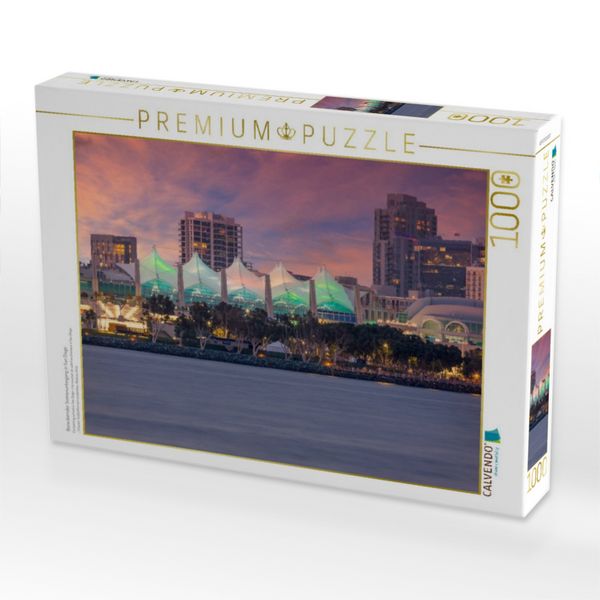 Produktbild: CALVENDO Puzzle Bezaubernder Sonnenuntergang in San Diego | 1000 Teile Lege-Gr&ouml;&szlig;e 64x48cm Foto-Puzzle f&uuml;r gl&uuml;ckliche Stunden