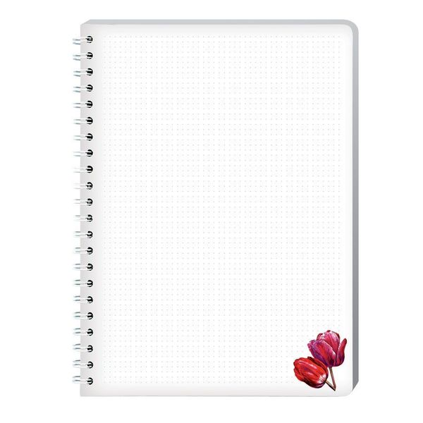 Produktbild: Ringbuch A4 Blumenbouquet petrol