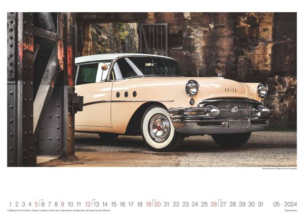 Legendary Classic & Muscle Cars 2024 - Wand-Kalender - Auto-Kalender -  42x29,7 - Oldtimer' - 'Auto & Motorrad