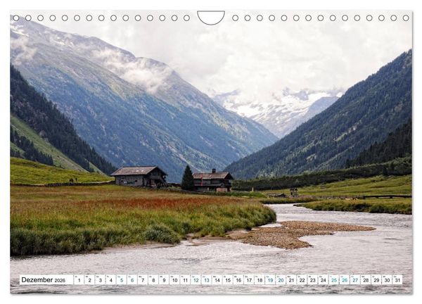 Produktbild: Krimmler Wasserf&auml;lle - Naturlandschaft Krimmler Achental (Wandkalender 2026 DIN A4 quer), CALVENDO Monatskalender