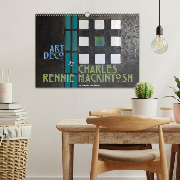 Produktbild: ArtDeco by Charles Rennie Mackintosh (Wandkalender 2026 DIN A3 quer), CALVENDO Monatskalender
