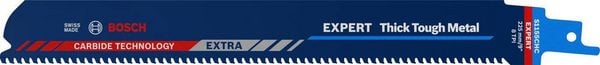 Produktbild: Bosch Accessories 2608900368 EXPERT &lsquo;Thick Tough Metal&rsquo; S 1155 CHC S&auml;bels&auml;geblatt, 1&nbsp;St&uuml;ck S&auml;geblatt-L&auml;nge 225 mm 1 St.