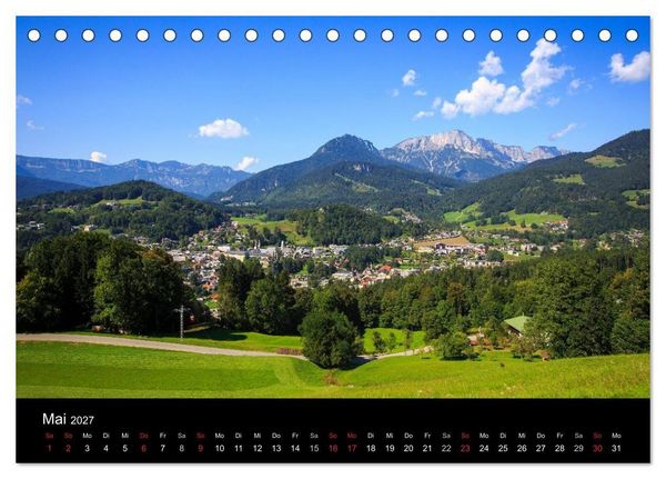 Produktbild: Berchtesgadener Land (Tischkalender 2027 DIN A5 quer), CALVENDO Monatskalender