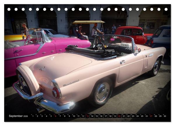 Produktbild: Auto-Legenden: FORD THUNDERBIRD (Tischkalender 2026 DIN A5 quer), CALVENDO Monatskalender