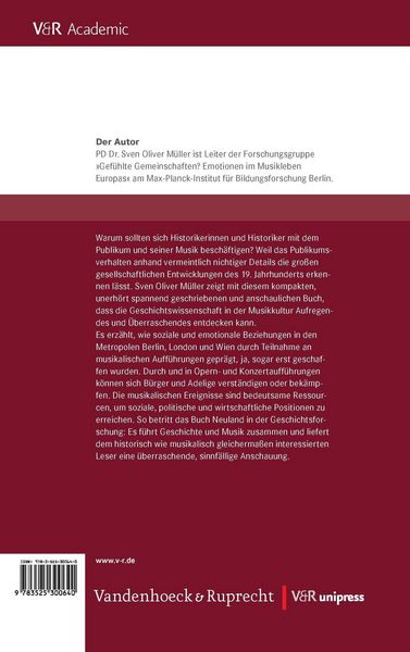 Produktbild: Das Publikum macht die Musik