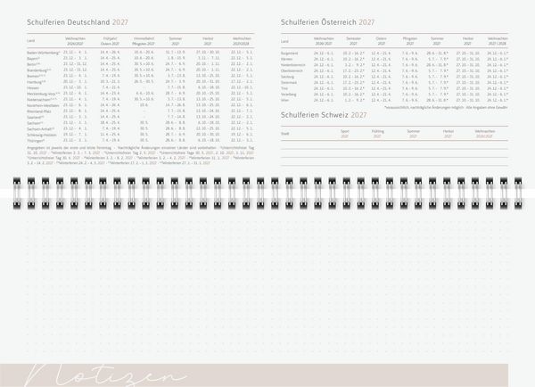 Produktbild: rido/id&eacute; 7036311017 Querterminbuch Premium Young Line 2027 "Moon" 297&times;105 mm, Papier