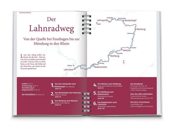 Produktbild: KOMPASS Radreisef&uuml;hrer Lahnradweg