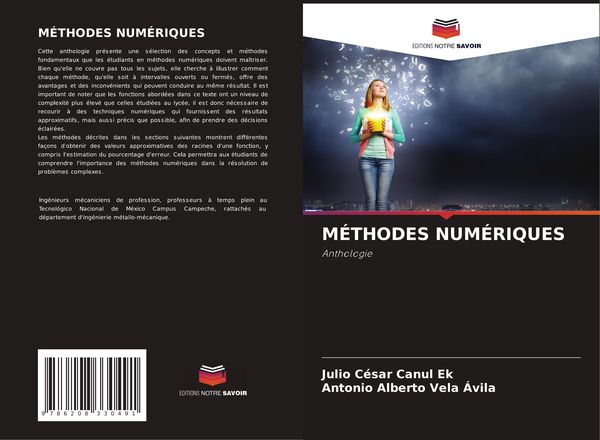 Produktbild: M&eacute;thodes Num&eacute;riques