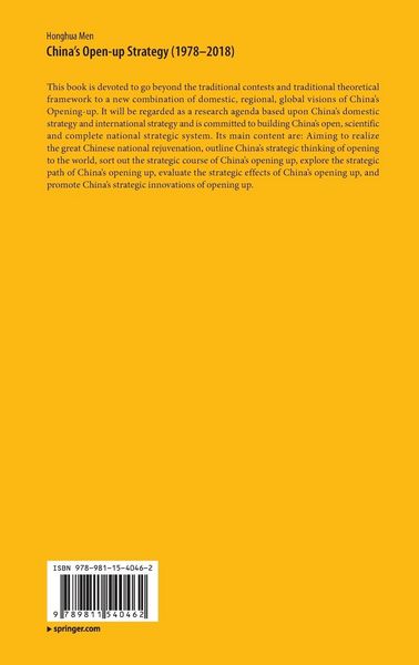 Produktbild: China&rsquo;s Open-up Strategy (1978&ndash;2018)