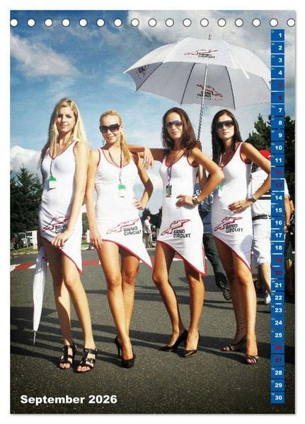 Produktbild: Beauty Grid Girls 2026 (Tischkalender 2026 DIN A5 hoch), CALVENDO Monatskalender