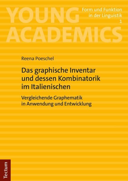 Produktbild: Das graphische Inventar und dessen Kombinatorik im Italienischen