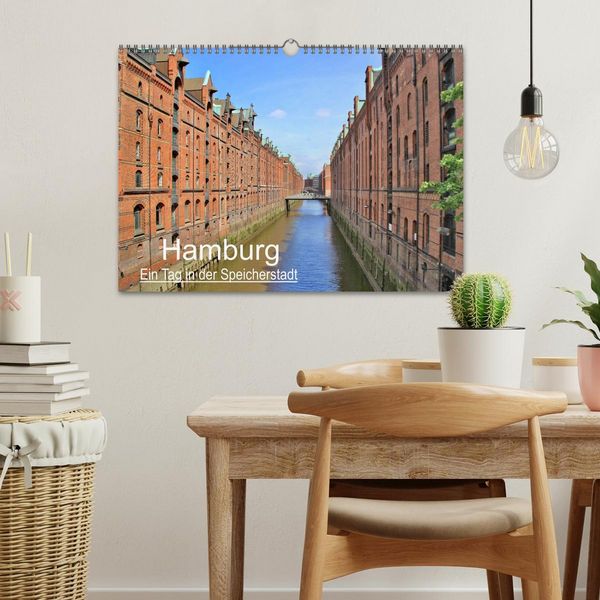Produktbild: Hamburg - Ein Tag in der Speicherstadt (Wandkalender 2026 DIN A3 quer), CALVENDO Monatskalender
