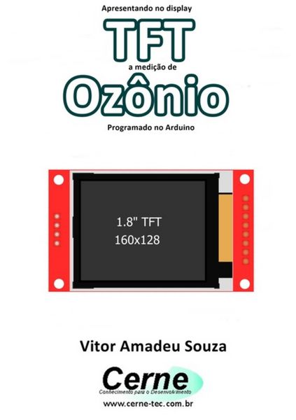 Produktbild: Apresentando No Display Tft A Medi&ccedil;&atilde;o De Oz&ocirc;nio Programado No Arduino