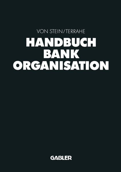 Produktbild: Handbuch Bankorganisation