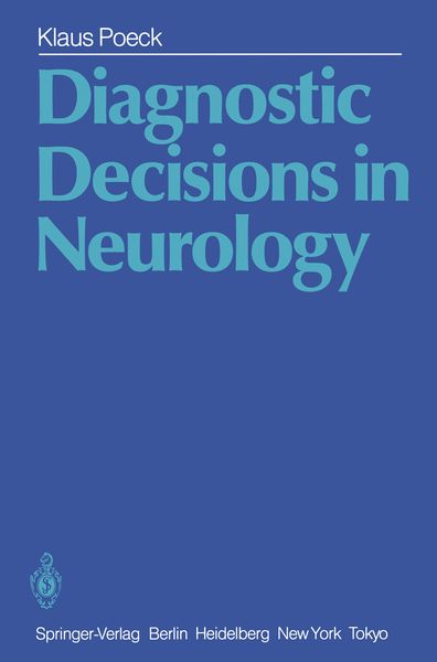 Produktbild: Diagnostic Decisions in Neurology