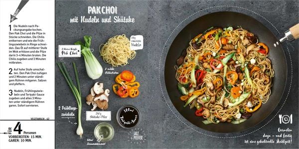 Produktbild: Wok - Die besten Rezepte. Schnell, einfach, lecker. 31 traditionelle und neue Rezepte. Ideal f&uuml;r Einsteiger