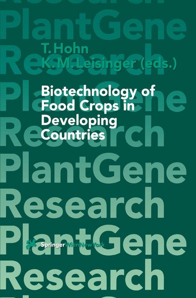 Produktbild: Biotechnology of Food Crops in Developing Countries