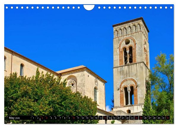 Produktbild: Amalfi Coast and Campania (Wall Calendar 2026 DIN A4 landscape), CALVENDO 12 Month Wall Calendar