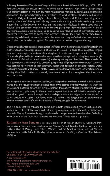 Produktbild: Uneasy Possessions