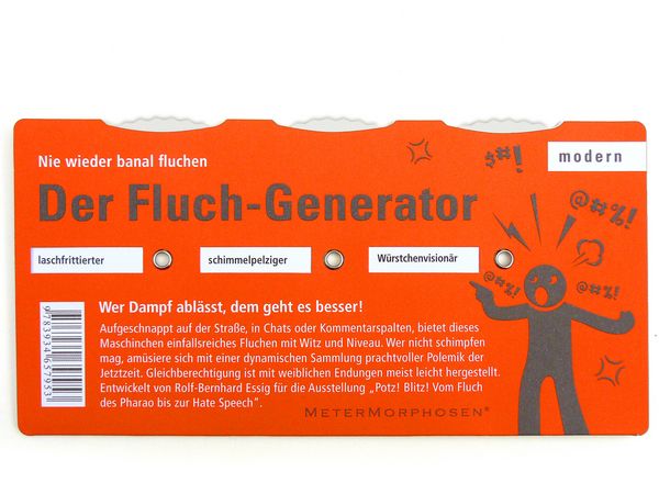 Produktbild: Der Fluch-Generator. Nie wieder banal fluchen