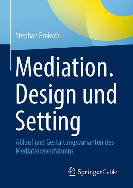 Produktbild: Mediation. Design und Setting