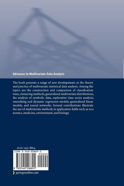 Produktbild: Advances in Multivariate Data Analysis