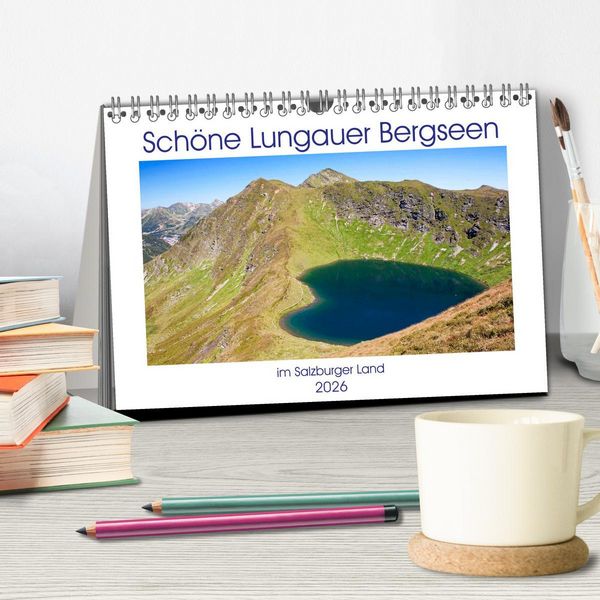 Produktbild: Sch&ouml;ne Lungauer Bergseen (Tischkalender 2026 DIN A5 quer), CALVENDO Monatskalender