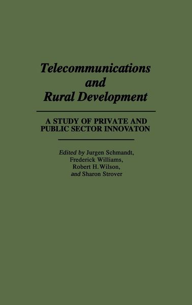 Produktbild: Telecommunications and Rural Development