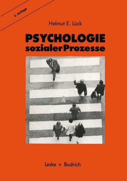 Produktbild: Psychologie sozialer Prozesse