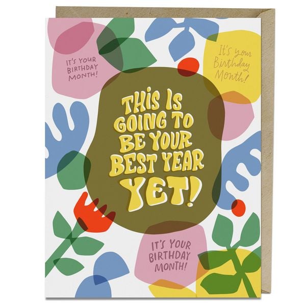 Produktbild: 6-Pack Em & Friends Best Year Yet Card