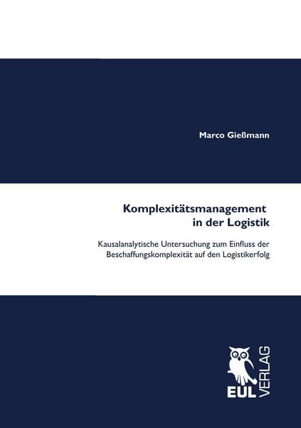 Produktbild: Komplexit&auml;tsmanagement in der Logistik