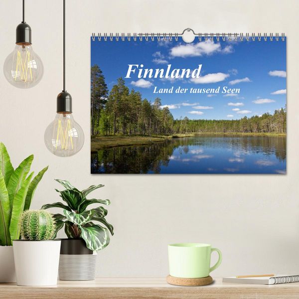 Produktbild: Finnland - Land der tausend Seen (Wandkalender 2026 DIN A4 quer), CALVENDO Monatskalender