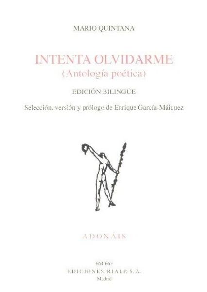 Produktbild: Intenta olvidarme : antolog&iacute;a