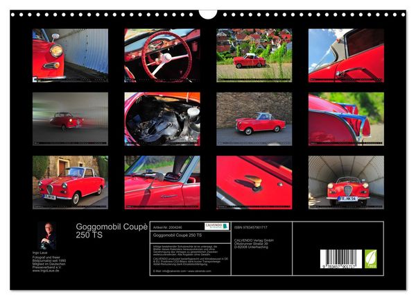 Produktbild: Goggomobil Coup&egrave; 250 TS (Wandkalender 2026 DIN A3 quer), CALVENDO Monatskalender