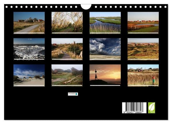 Produktbild: Insel Baltrum, Perle im Ostfriesischen Wattenmeer (Wandkalender 2026 DIN A4 quer), CALVENDO Monatskalender