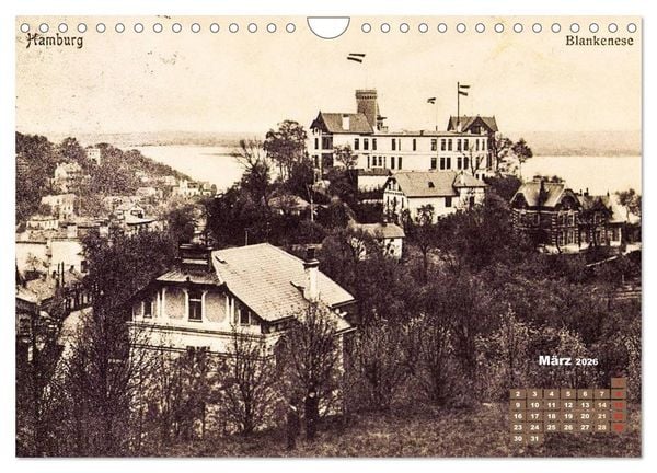 Produktbild: Gr&uuml;&szlig;e aus dem alten Hamburg &ndash; Historische Ansichten der Stadt (Wandkalender 2026 DIN A4 quer), CALVENDO Monatskalender