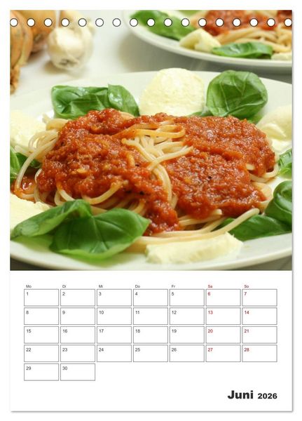 Produktbild: Leckeres mit Tomate (Tischkalender 2026 DIN A5 hoch), CALVENDO Monatskalender