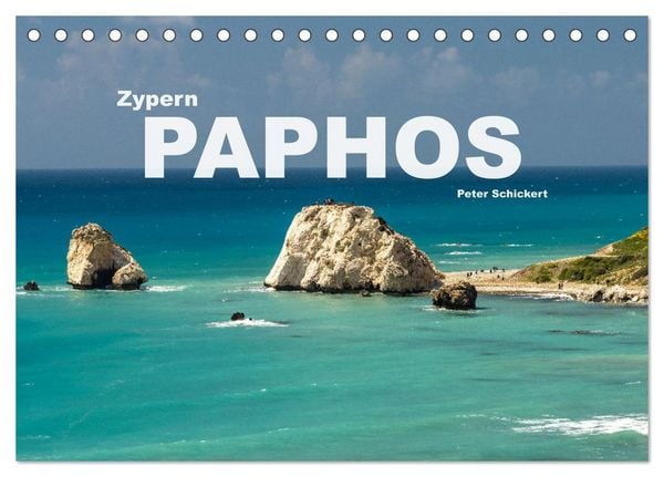 Zypern - Paphos (Tischkalender 2026 DIN A5 quer), CALVENDO Monatskalender
