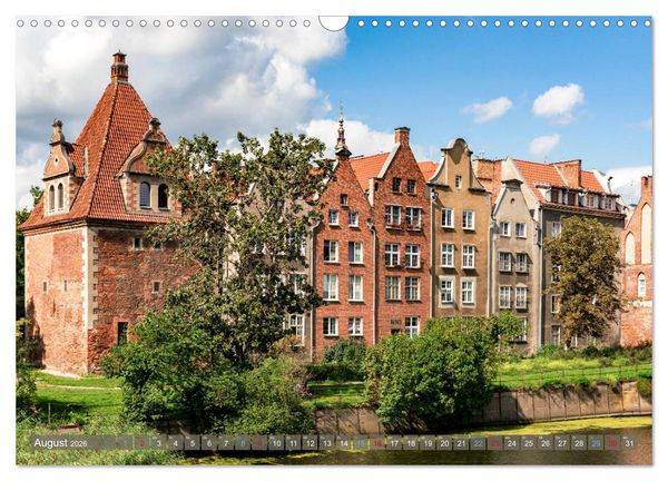 Produktbild: Sehenswertes Danzig (Wandkalender 2026 DIN A3 quer), CALVENDO Monatskalender