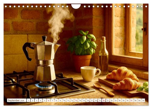 Produktbild: Hei&szlig;er Kaffee (Wandkalender 2026 DIN A4 quer), CALVENDO Monatskalender