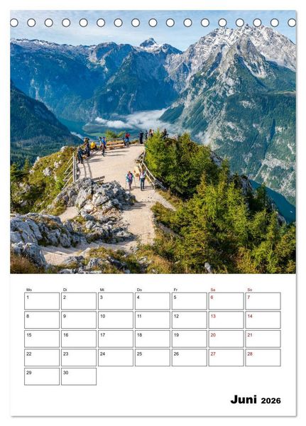 Produktbild: Mein Berchtesgadener Land (Tischkalender 2026 DIN A5 hoch), CALVENDO Monatskalender