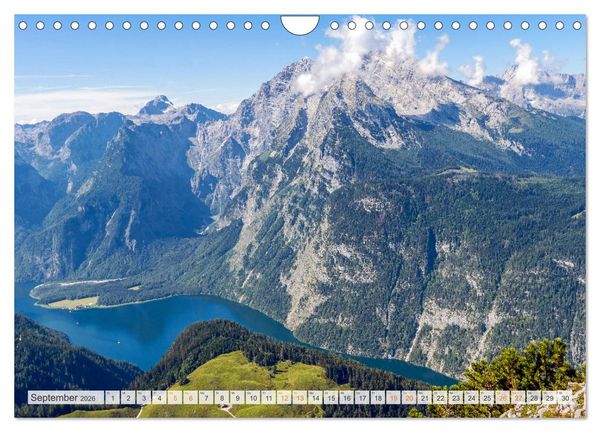 Produktbild: Berchtesgadener Land - Welt der Berge und Seen (Wandkalender 2026 DIN A4 quer), CALVENDO Monatskalender